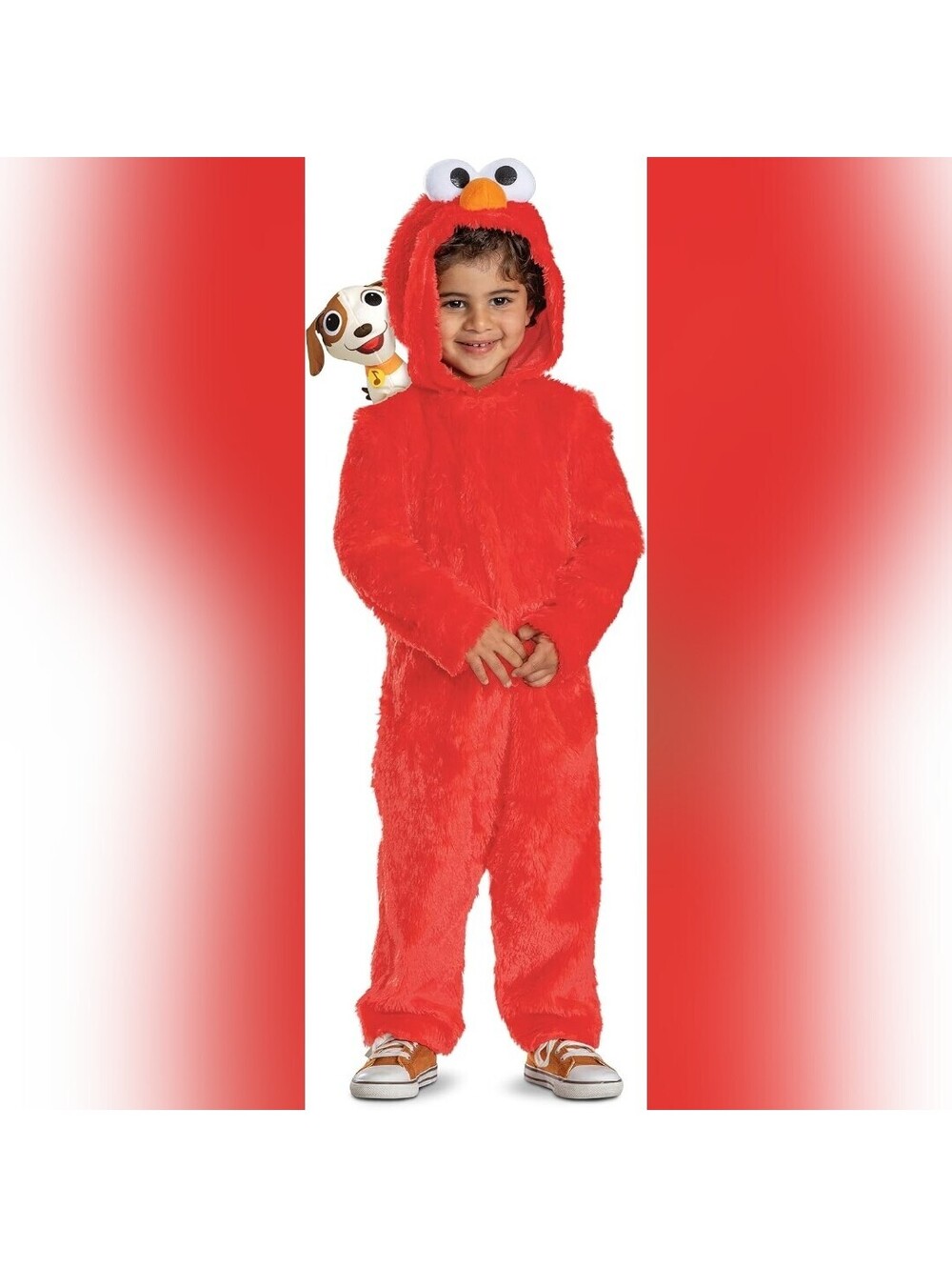 NIB Disguise Sesame Street Elmo Kids Costume with Tango Shoulder Buddy, L (4/6)